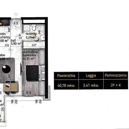Art I Basen & W Centrum Z Balkonem, Faktura Vat *
