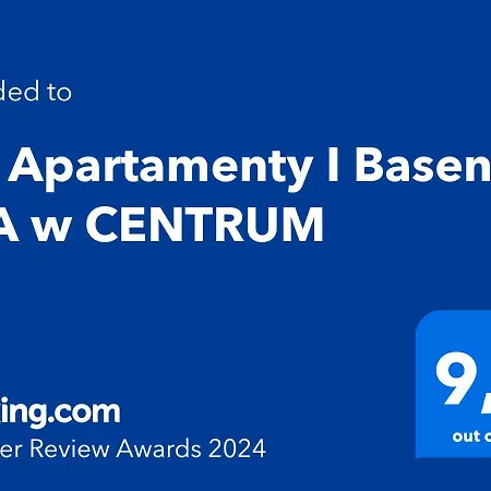 Art I Basen & W Centrum Z Balkonem, Faktura Vat Apartamento *