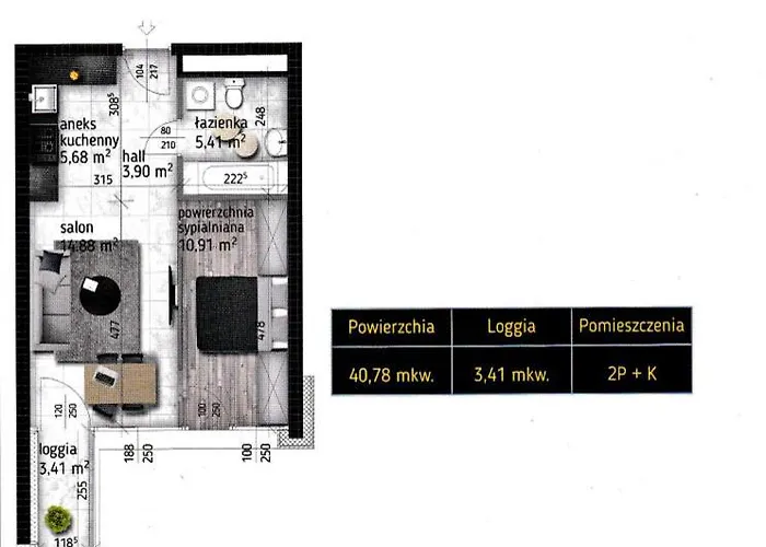 Art I Basen & W Centrum Z Balkonem, Faktura Vat *